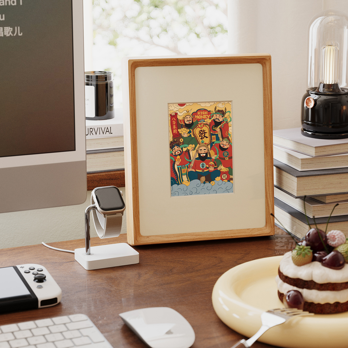 新国潮客厅装饰画中国风玄关挂画