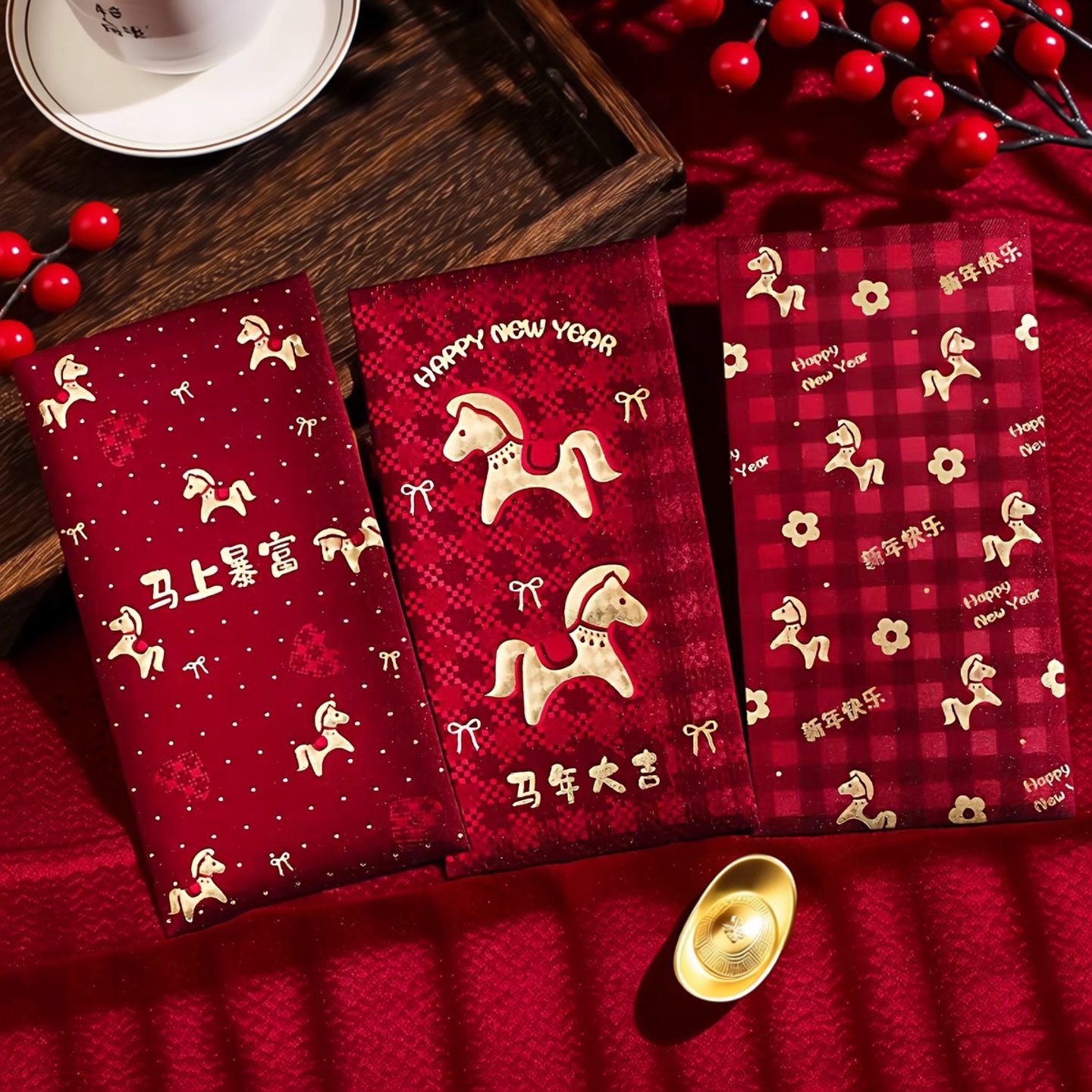 2026新款马年红包袋新年利是封高档烫金春节压岁钱个性创意大红包,节庆用品/礼品,红包/利是封,淘宝优惠券,粉丝福利购,淘宝优惠卷