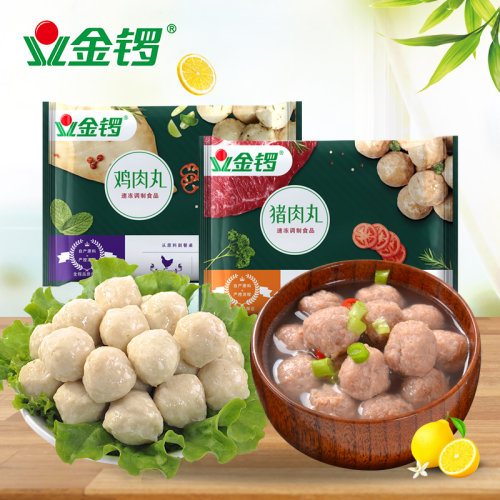金锣丸子猪肉鸡肉丸子