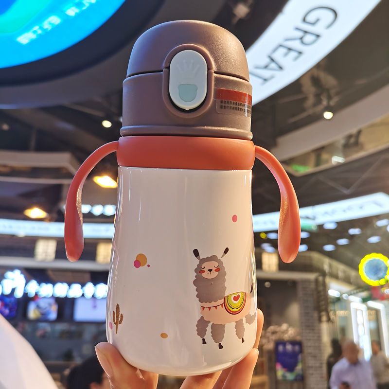 儿童316不锈钢保温杯带