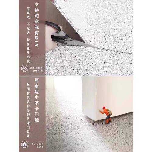 中古风入户门地垫丝圈复
