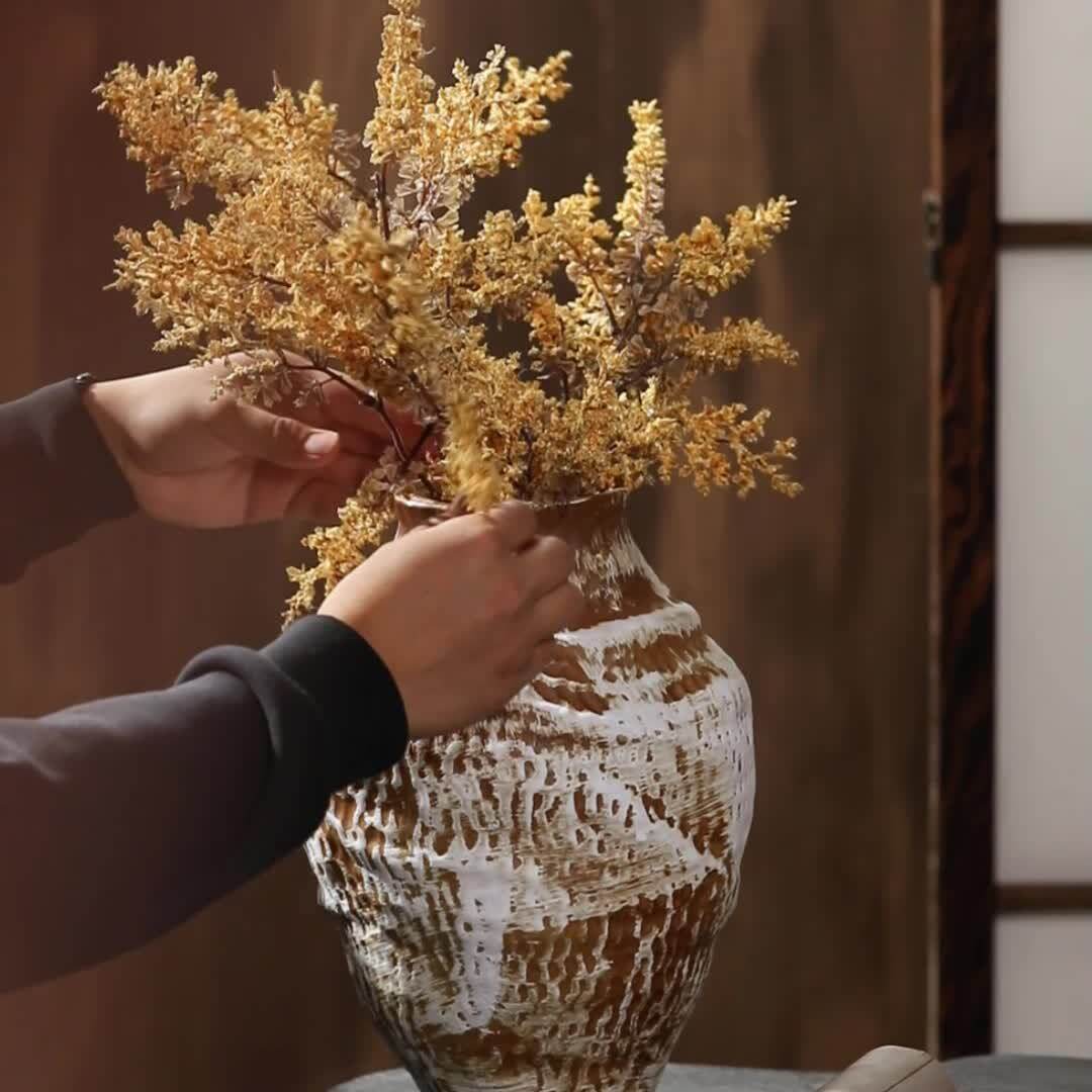 景德镇复古陶瓷花瓶侘寂
