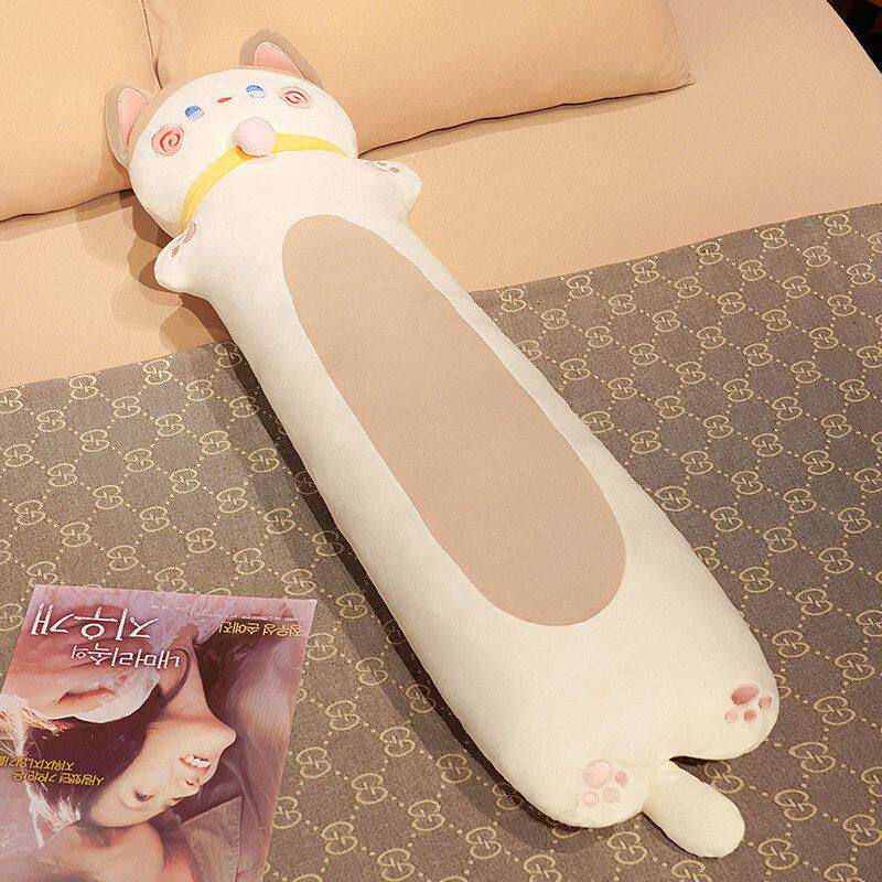 独立内胆猫咪长条抱枕女