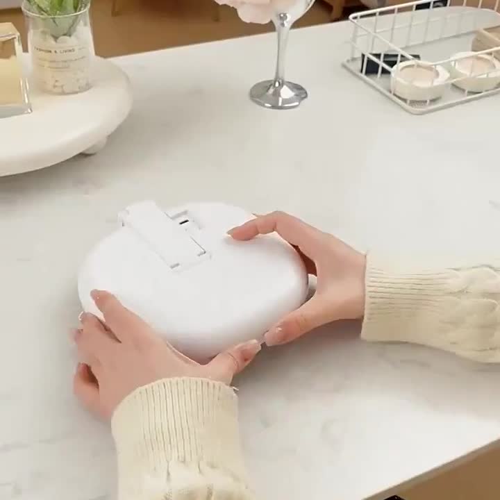 LED网红化妆镜折叠4K补光