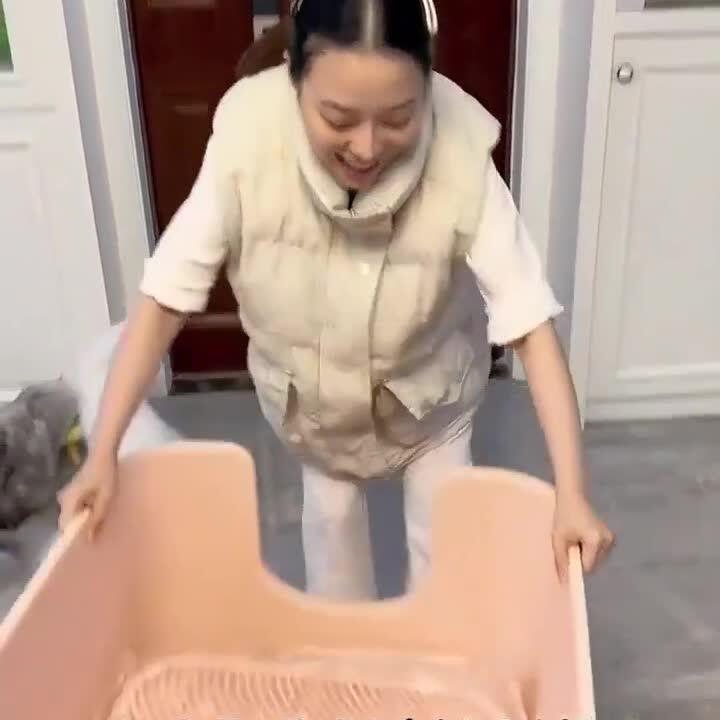 猫砂盆超大号全封闭式防