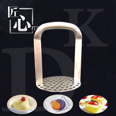 430不锈钢大号加厚压泥器