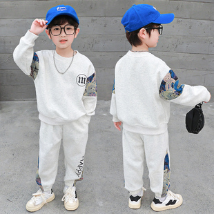 男童春秋装卫衣套装新品儿童春秋季运动装衣服休闲两件套帅气春装