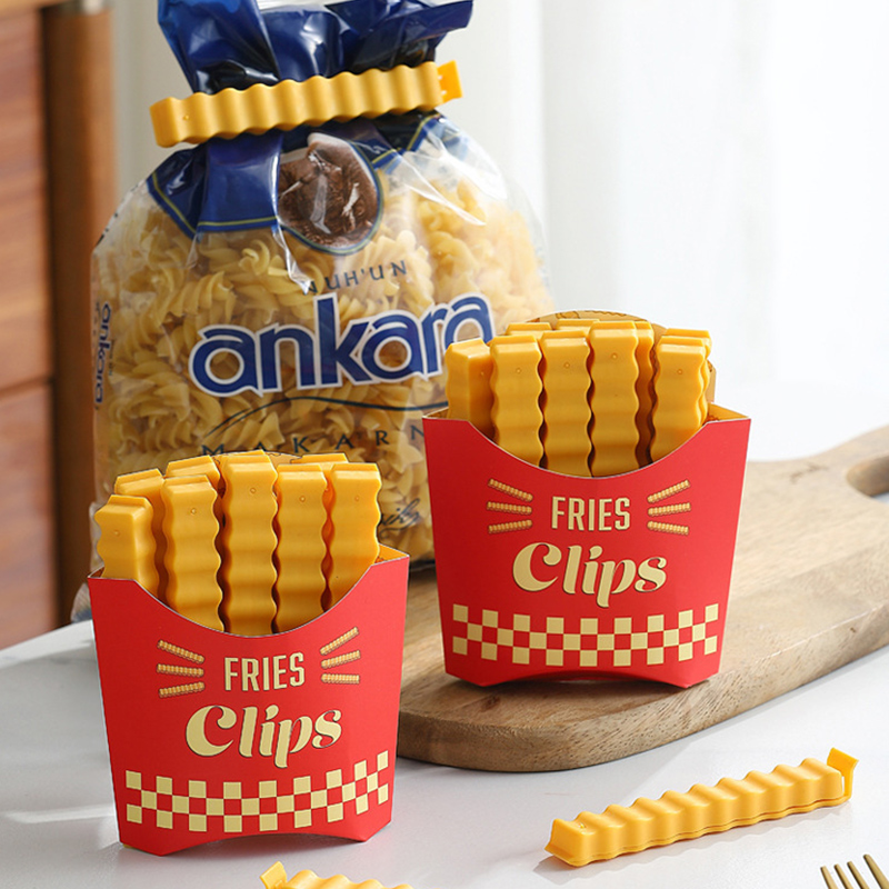 薯条封口夹冰箱贴磁吸零食密封夹