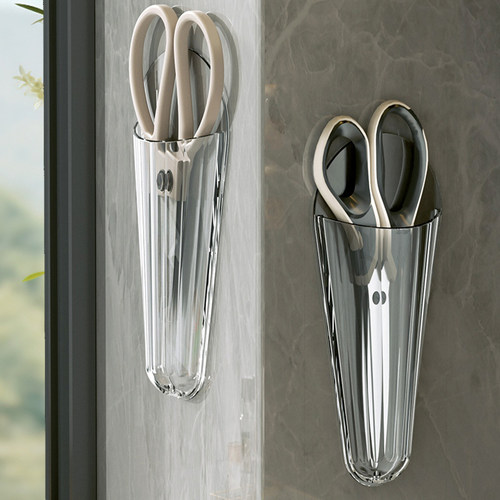 刀架剪刀架壁挂式带背胶收纳盒