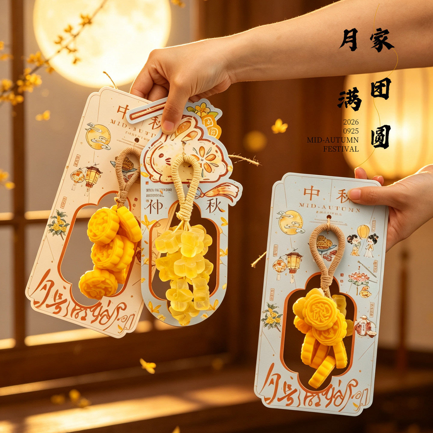 中秋节礼物送员工商务公司生日月饼手工皂创意实用福利定制小礼品