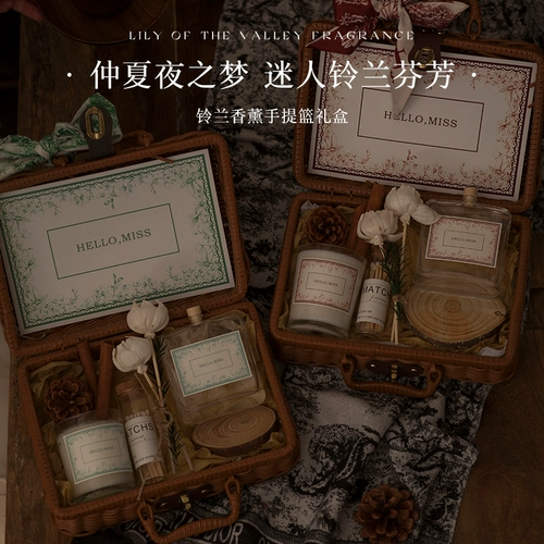 Аромотерапия, свеча, подарочная коробка, парфюмированный комплект, подарок на день рождения