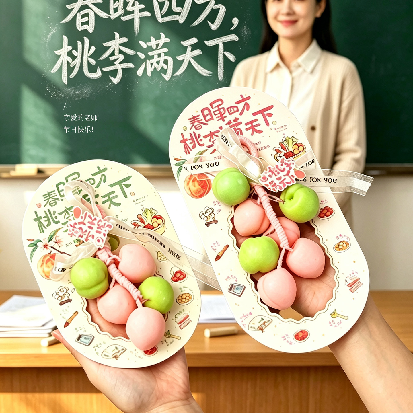教师节礼物送女老师员工2026新款实用男幼儿园桃李手工皂伴手礼品