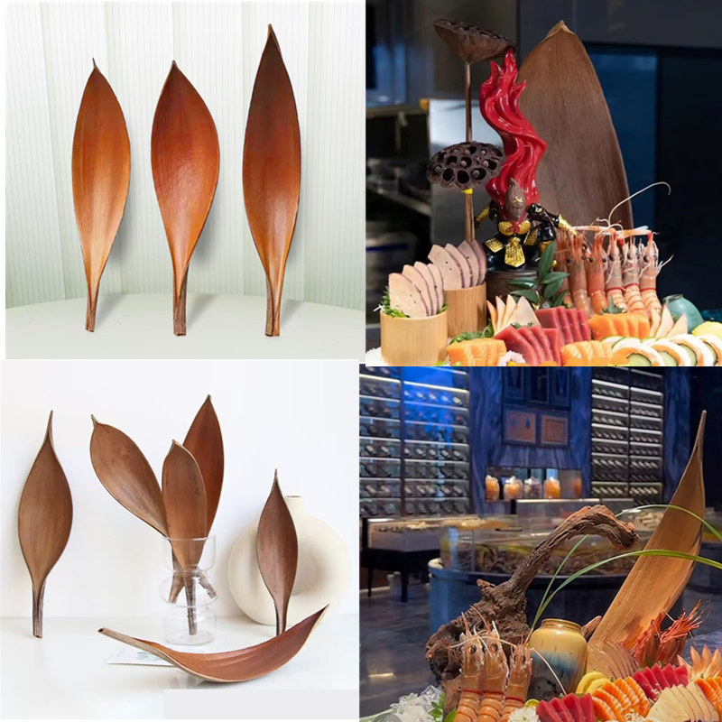 刺身装饰品可可叶背景三文鱼摆件天然竹木摆盘装饰树创意树枝摆件,厨房/烹饪用具,寿司套件/料理套件,淘宝优惠券,粉丝福利购,淘宝优惠卷