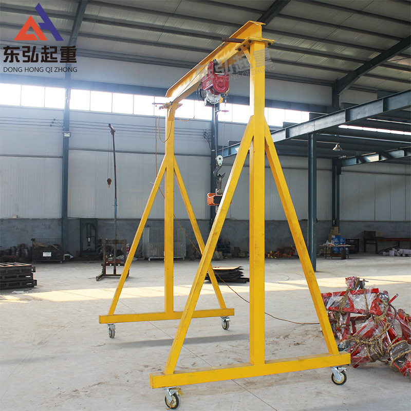 定做小型龙门架龙门吊3吨电动单梁行车移动吊架建筑龙门架升降机
