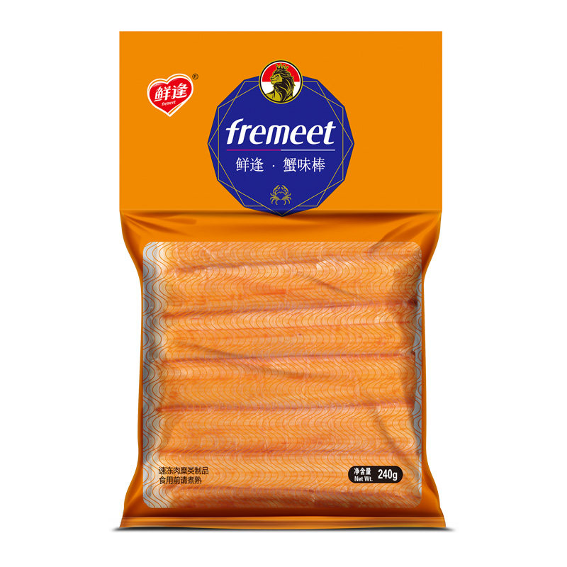 鲜逢蟹味棒240g*5 (内含70%金线鱼含量)