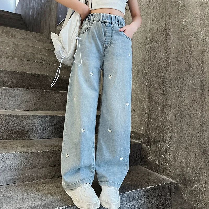 Summer Girls Middle School Fashion Loose Solid Color Small L