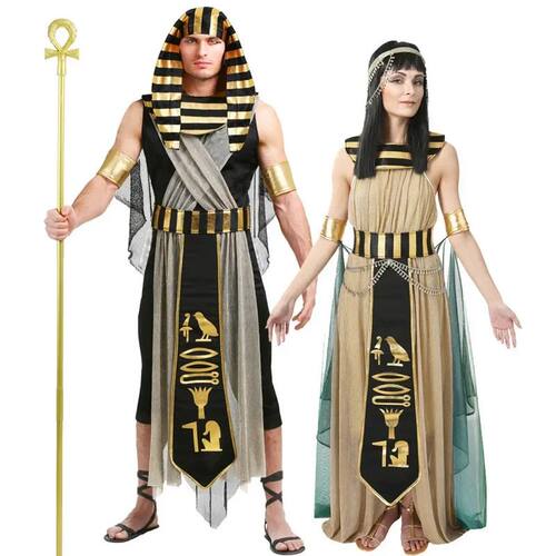 Halloween Ancient Egypt Egyptian Pharaoh Costume for Men Kin