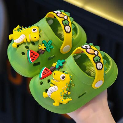 Summer Childrens Slippers Hole Kids Sandals Soft Anti-Skid C