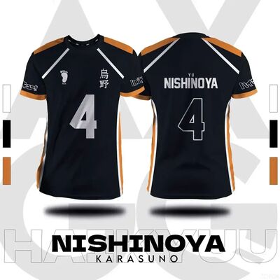 Haikyuu Fukurodani Hinata Cartoon Anime Cosplay Men Jersey S
