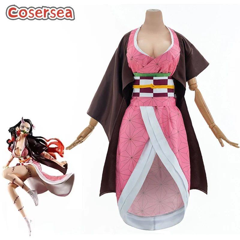 Cosersea Kamado Nezuko Cosplay Costume Demon Slaye Kimetsu n