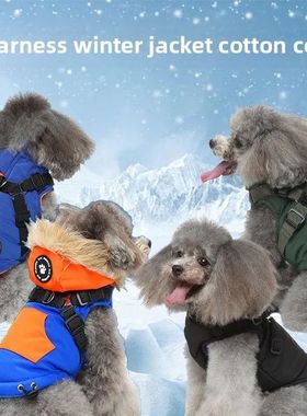 Cross-border dog clothes autumn and winter chest and back in