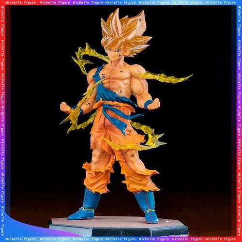 Hot Anime Dragon Ball Son Goku Super Saiyan Figure 17cm/6.69