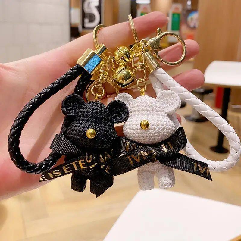 Creative Bear Keychain Cute Bear Keychain Jewelry Resin Trin