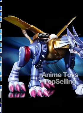 9cm Anime Digimon Adventure Figure Metal Garurumon Action Fi