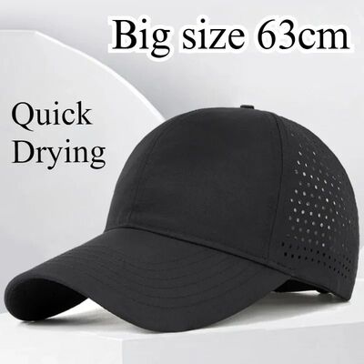 Big Size Quick Drying Baseball Caps Men's Outdoors Sport Dad