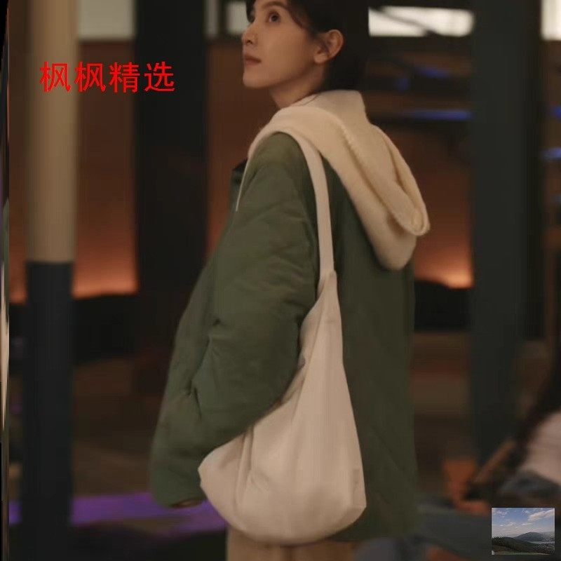 难哄章若楠温以凡同款帆布包大容量单肩包托特包休闲通勤百搭