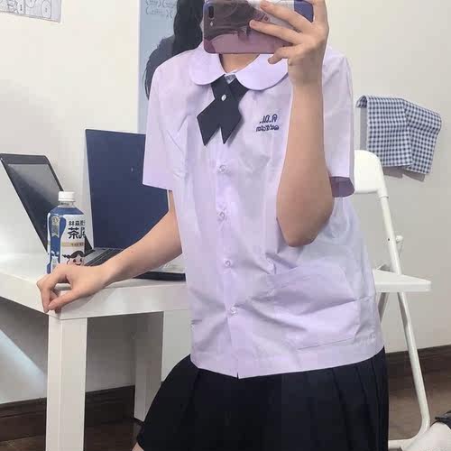 泰国校服禁忌女孩娜诺同款小水衬