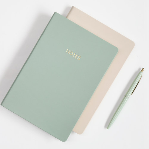 简约a5网格文艺精致笔记本子定制