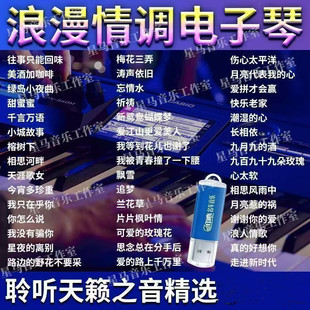 浪漫电子琴U盘经典 歌曲好听纯音乐电子琴往事只能回味音频MP3优盘