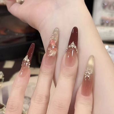 【锦鲤纳福】新款纯手工穿戴甲