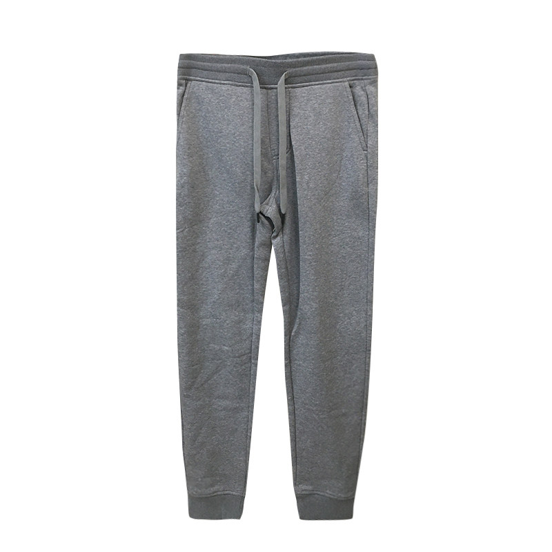 Calvin Klein/凯文克莱男士宽松纯色卫裤加绒抽绳束脚裤男秋季