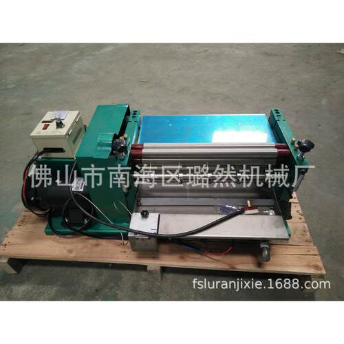 广东礼盒彩盒涂胶包装设备LR380小型热熔胶机厂家直销