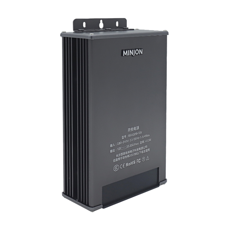 明卓12V33A400W防雨开关电源LED广告灯招牌灯箱标典24V户外变压器
