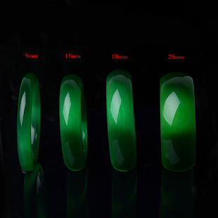 猫眼石手镯水晶镯子宽版韩版简约礼物送学生送女友送妈妈礼物女款