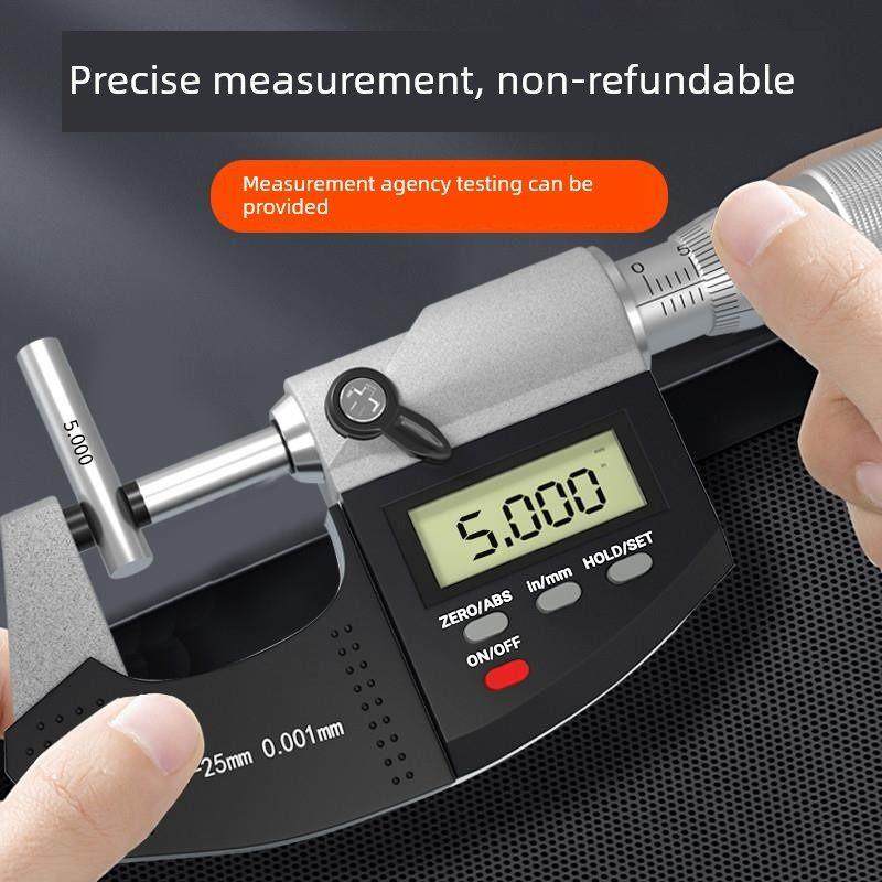 德国原装进口数字外径千分尺高精度螺旋千分尺厚度计数字数字卡尺