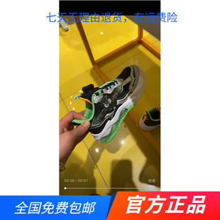 商场同款361度男童鞋2025春秋网面气垫减震跑鞋中小童防滑运动鞋