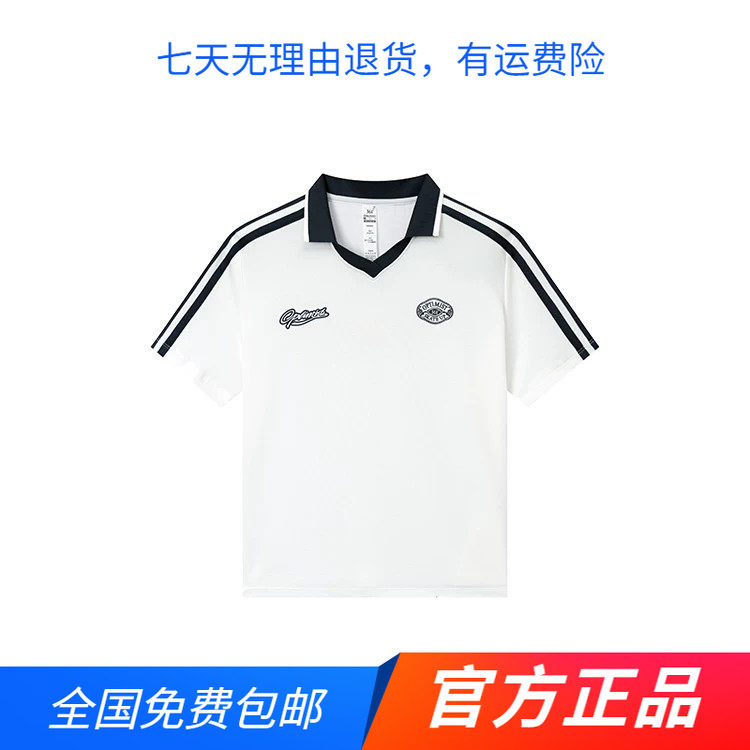 361度正品女士翻领T恤棉质V领新品2026夏季半袖衫短袖POLO衫短袖