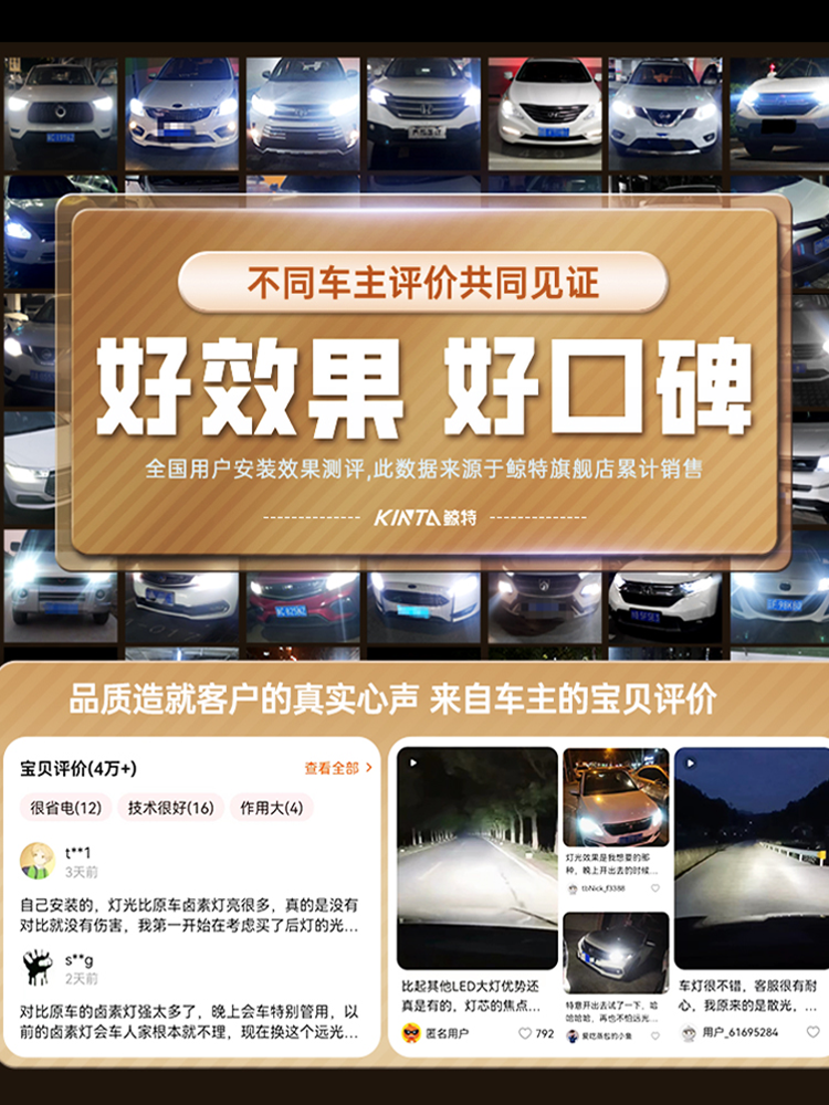 강력한 전면 하이빔 및 로우 빔 슈퍼 밝은 자동차 조명 및 안개등으로 수정된 05-13 TOYOTA PRIUS LED 대형 전구에 적합합니다