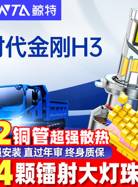 适用福田时代金刚H3货车ED前大灯近光远光前雾灯24V车灯专用灯泡