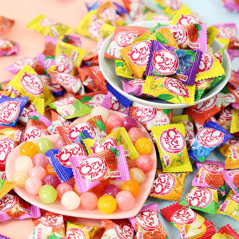 什锦糖果多口味陈皮糖水果味招待客人散装结婚喜糖零食品批发休闲