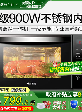 Galanz/格兰仕R6(B3)变频微波炉烤箱一体不锈钢内胆光波炉23L家用