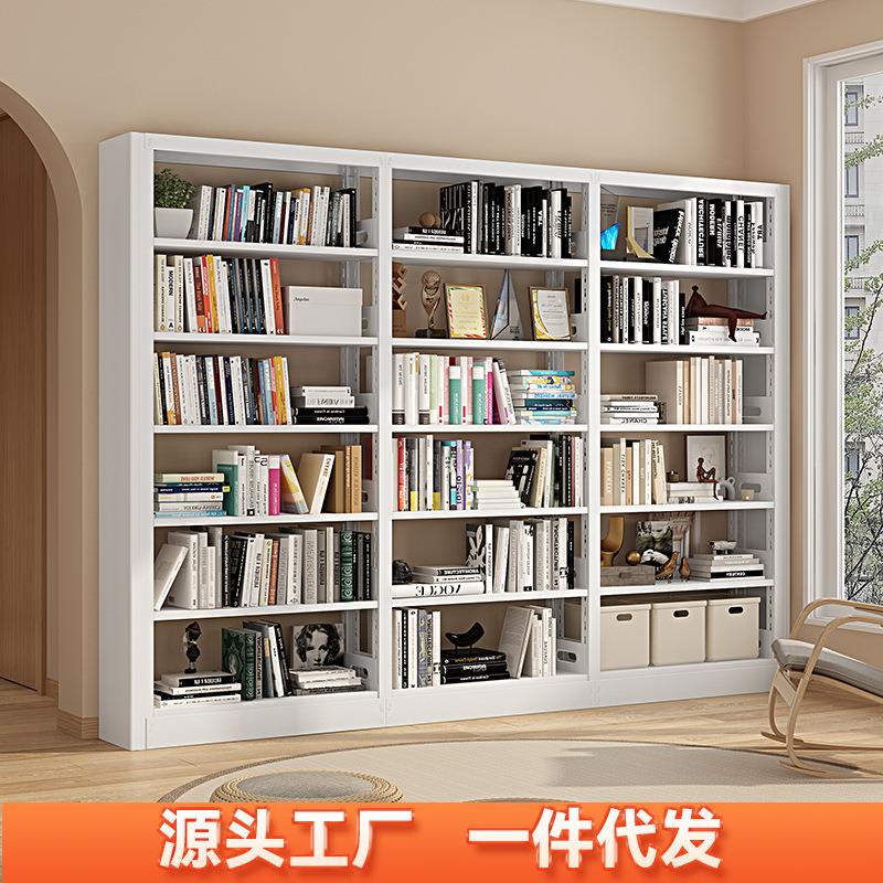 钢制家用儿童书架多层落地置物架书柜绘本架客厅简约铁艺储物架