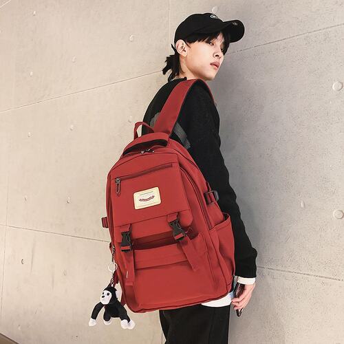 2023新款书包女韩版原宿初中大学生校园背包韩国森系少女双肩包