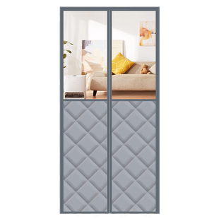 门帘冬季保暖防风棉门帘秋冬季透明家用卧室隔音隔断帘防寒挡风帘