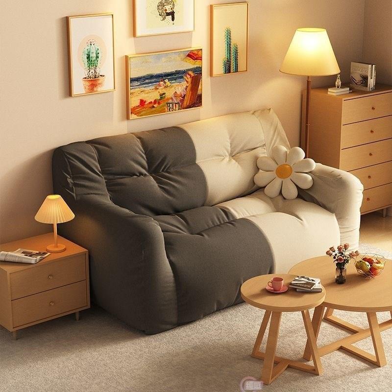 懒人沙发可躺可睡卧室沙发单双人榻榻米出租房小沙发客厅休闲躺椅