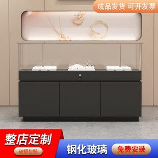 珠宝展示柜手机柜台珠宝首饰展示柜古玩礼品玻璃柜子展示柜陈列柜